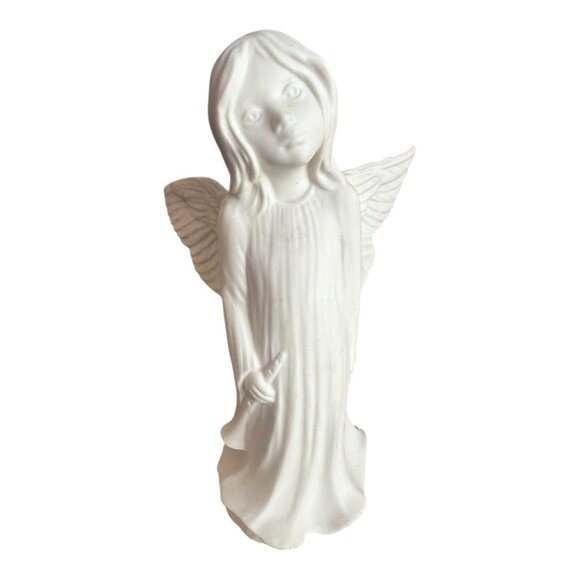 Boehm Angel Figurine Porcelain 5" Tall Made In England Collectible Decoration - Picture 1 of 8